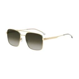 Hugo Boss Green Rectangular Sunglasses for Men-image-25