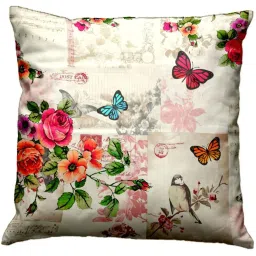 Bianca Ivory & Multi Digitally Printed Cushion Cover - Set Of 5 image 3