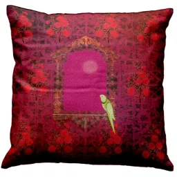 Bianca Red & Green Digitally Printed Cushion Cover - Set Of 5 image 3