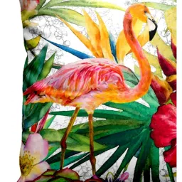 Bianca Red & Green Digitally Printed Cushion Cover - Set Of 5 image 4