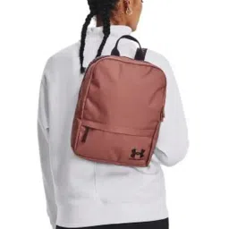 Under Armour Loudon Red Polyester Solid Backpacks-image-37