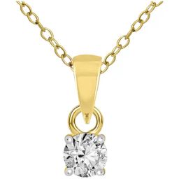 Sparkles Lab Grown Diamond 14k (585) Gold Pendant for Women-picture-17