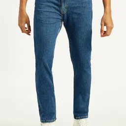 Levis Men Classic Slim Fit Mid-Rise Light Fade Stretchable Jeans-picture-32