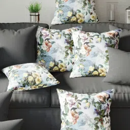 Bianca Multicolor Digitally Printed Cushion Cover - Set Of 5 image 1