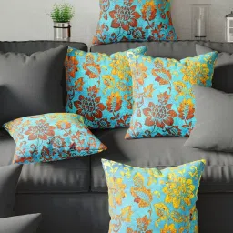 Bianca Multicolor Digitally Printed Cushion Cover - Set Of 5 image 1