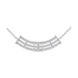 Sparkles Lab Grown Diamond 14k (585) White Gold Necklace for Women-picture-32
