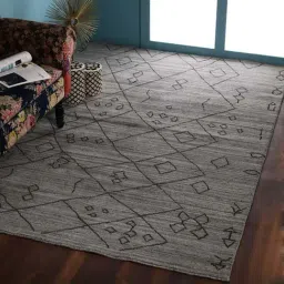 Pequra Grey Wool XL Carpet - Set of 1-28