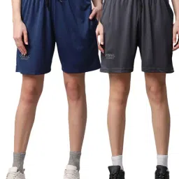 Vimal Jonney Multicolored Slim Fit Shorts (Pack Of 2)-picture-17