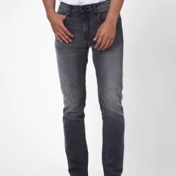 Jack & Jones Dark Grey Low Rise Jeans-image-11