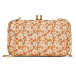 ZOUK Yellow Floral Small Clutch-image-99