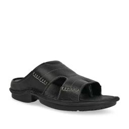 Regal Men's Black Thong Sandals-34