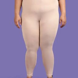 Twinbirds Beige Cotton Skinny Leggings-image-13