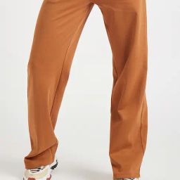 EDRIO Brown Cotton Regular Fit Mid Rise Trackpants-image-56