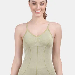 Amour Secret Women Green Striped Lightly-Padded Camisoles-image-22