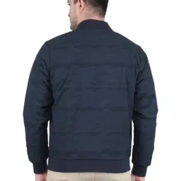 Monte Carlo Navy Regular Fit Printed Jacket image 2