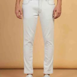 Wrangler Light Grey Slim Fit Jeans-picture-15