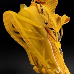 Atom Men's Spring Edge Alpha 2 Yellow Running Shoes-7