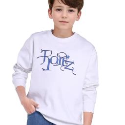 Rare Ones Boys White Cotton Printed Sweatshirt-image-15