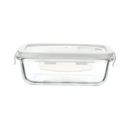 Femora Transparent Borosilicate Glass Containers with Lid (1000 ml) - Set of 3 image 5