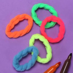 Jewelz Playful Colourful Ponytail Holders for Kids ¿ Pack of 5-30