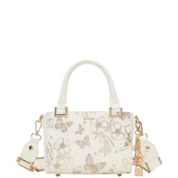ALDO Bone Printed Small Satchel Handbag-image-21