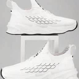 Atom Men's White Running Shoes-image-3