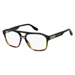 Marc Jacobs Black Rectangular Optical Frames for Men-image-48