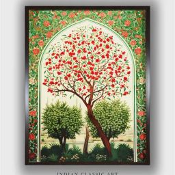 Indian Classic Art Multicolor Canvas Abstract Wall Art-picture-47