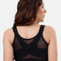 Soie Black & Brown Full Coverage Non-Wired Front Open Bra - Pack of 2 image 2