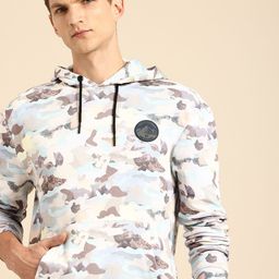 Being Human Camouflage Printed Pure Cotton Hooded Sweatshirt-picture-58