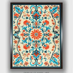 Indian Classic Art Multicolor Canvas Abstract Wall Art-picture-23