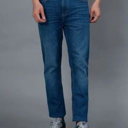 Red Tape Dark Blue Regular Fit Jeans-image-63
