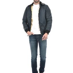 Lawman Pg3 Charcoal & Yellow Regular Fit Reversible Jacket image 5