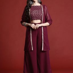 Anouk Ethnic Embellished Co-Ord Set-picture-50