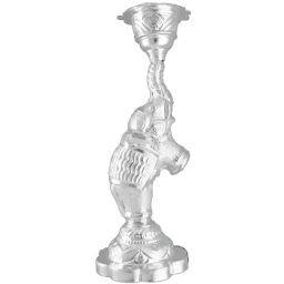 Sri Jagdamba Pearls Elephant 0.8 Silver Diya - 184 gm-16