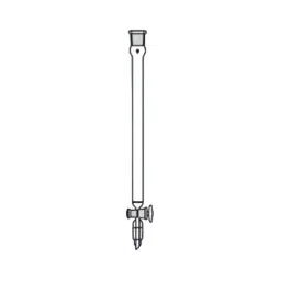Biohall 20 x 400 mm Chromatography Column With Sintered Disc and Glass Key Stopcock, BLS.L.1801.16-16