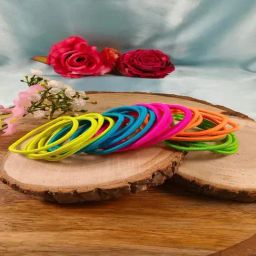 Jewelz Vibrant Stretch Ponytail Holders for Kids ¿ Pack of 20-24