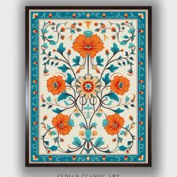 Indian Classic Art Multicolor Canvas Abstract Wall Art-picture-8
