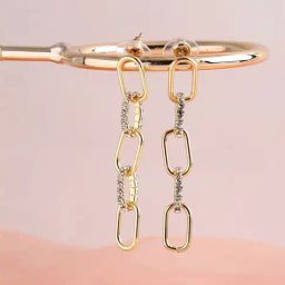 Sohi Gold Plated Party Designer Dangler Earrings-9