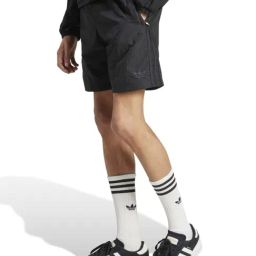 Adidas Originals Black Regular Fit Sports Shorts-image-21