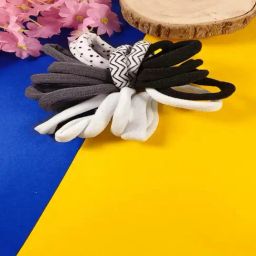 Jewelz Elegant Soft Shiny Hair Ponytail Holder Rubber Band for Kids ¿ Pack of 20-27