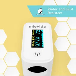 Mievida Finger Tip Pulse Oximeter with OLED Display, Hi or Low Spo2, Pulse Rate Indicator image 4