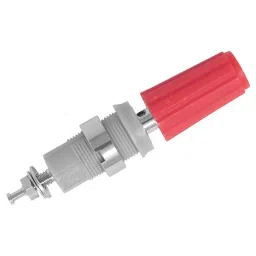 CAL TEST ELECTRONICS SHEATHED BINDING POST, 4 MM, RED, CT4231-NI-2-picture-1