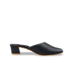 Anngiri Striped Regular Block Mules image 3