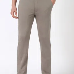Peter England Men Super Mid-Rise Slim Fit Regular Trousers-image-25
