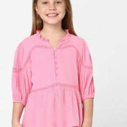KIDS ONLY Pink Solid Top-image-58
