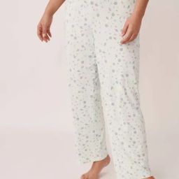 La Vie En Rose Green Floral Print Pyjamas-image-42