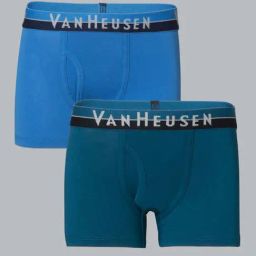 Van Heusen Regular Fit Anti Bacterial Colour Fresh Trunks - Pack of 2 - Deep Lagoon , Aster Blue-picture-13