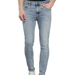 Calvin Klein Denim Light Cotton Straight Fit Jeans-image-19