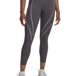 Under Armour Grey Slim Fit Printed Sports Tights-picture-30